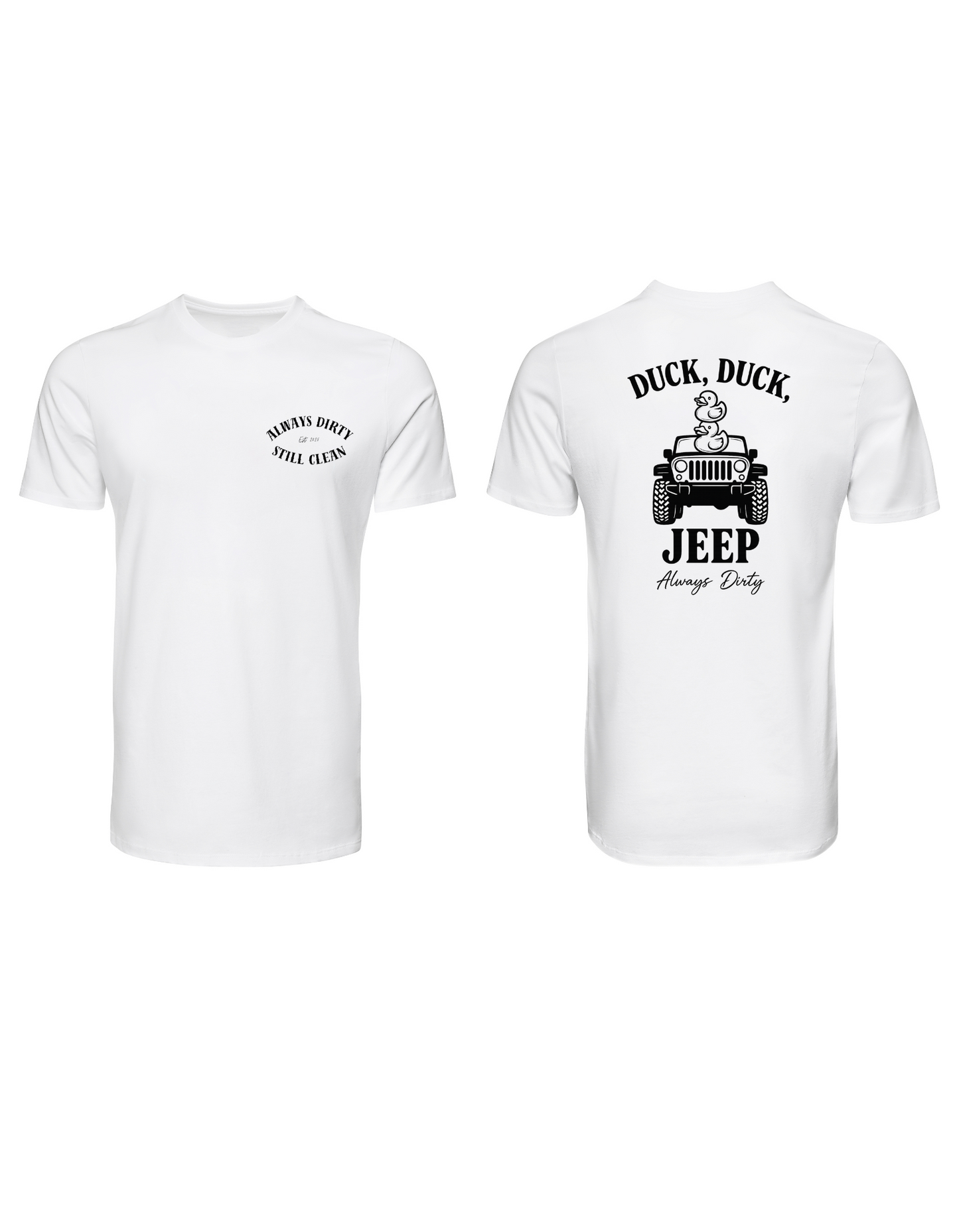Duck, Duck, Jeep Shirt – Funny Jeep Rubber Duck Off-Road Graphic Tee