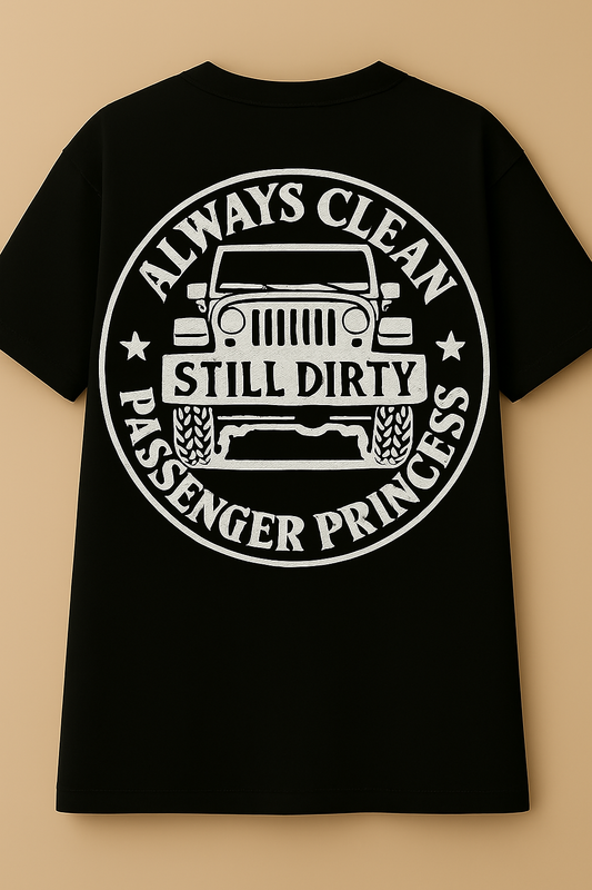 Always Dirty Still Clean Shirt – Country Living Jeep Wrangler Off-Road Graphic Tee